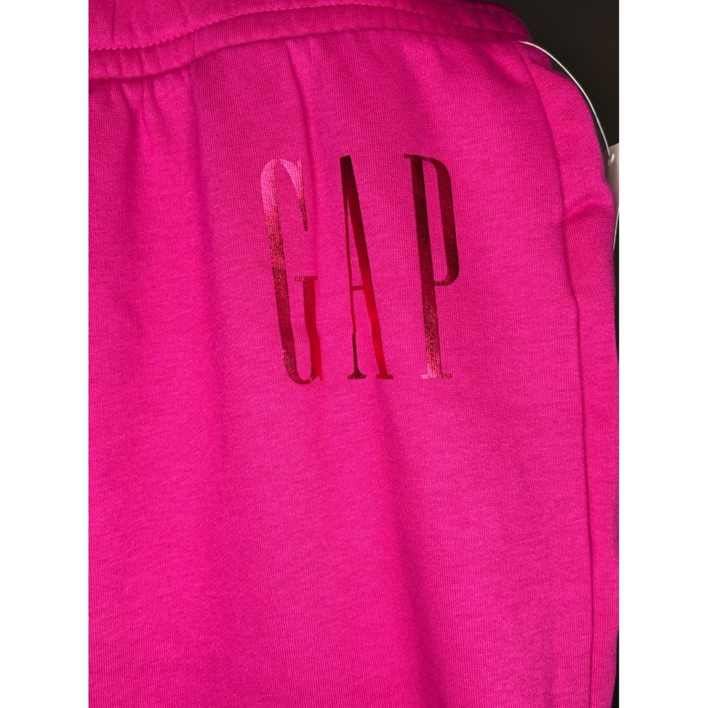 GAP‎ Pink Fleece Sweatpants Relaxed Straight Leg Lounge NWT Women L - Picture 3 of 7